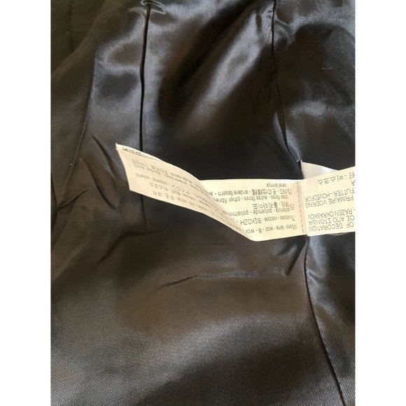 Zara Black and White Pea Coat - Picture 8 of 8